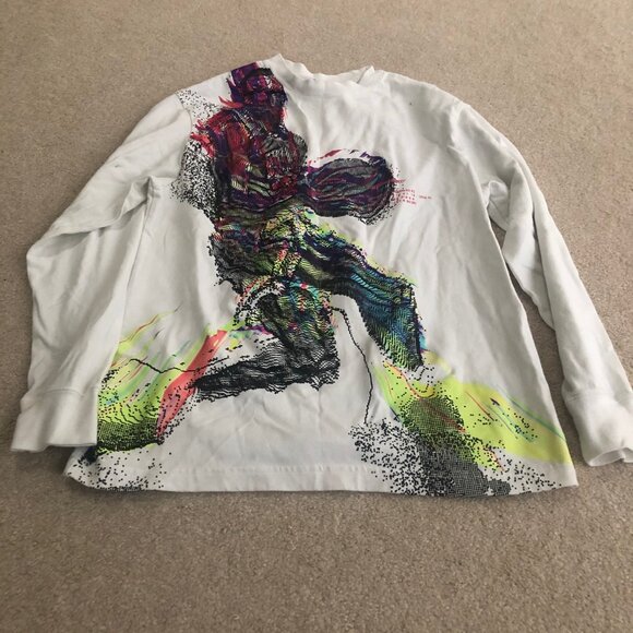 Nike Jordan 23 Egineered '85 Mens Lng Sleeve Tee Size Small School NWT - Picture 3 of 5